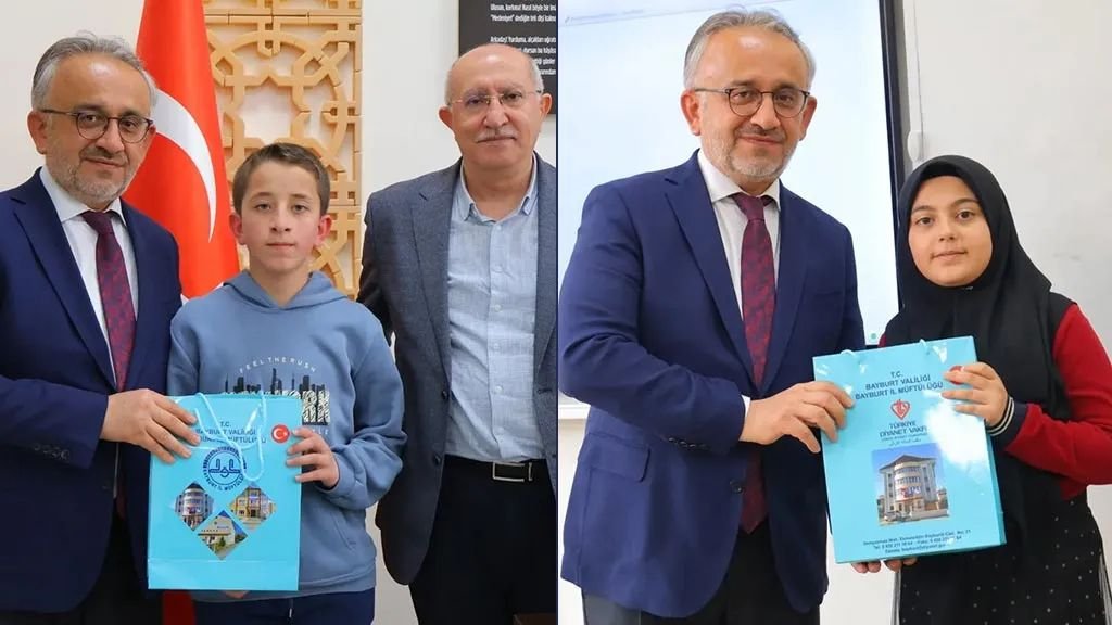 Bayburtlu Öğrenciler Kur’an-ı Kerim Okuma Yarışmasında Bölge Birincisi Oldu