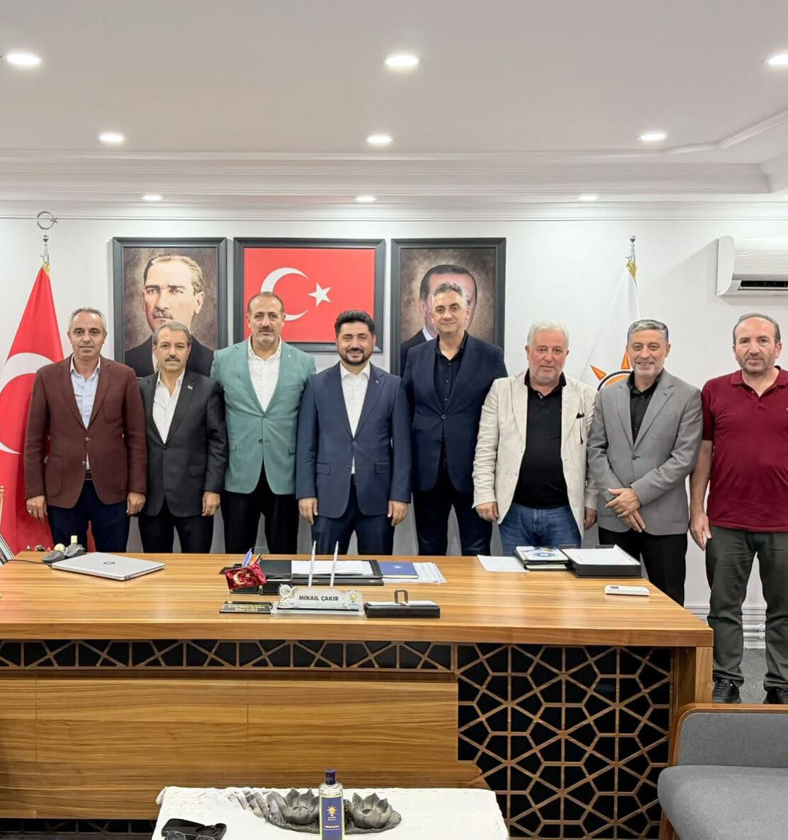 AK Parti Bayburt İl Başkanı Turgut Çalışkan İstanbul’da Ziyaretlerde bulundu