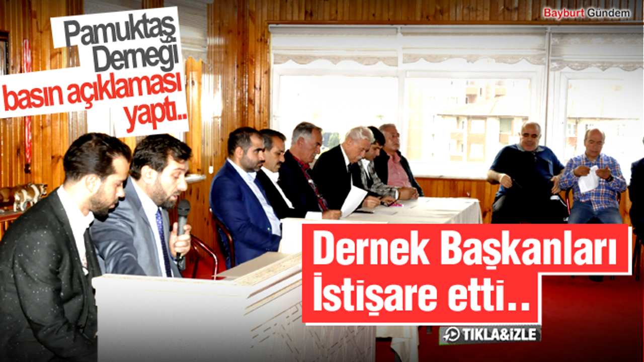 İstanbul’daki Derneklerimiz,Pamuktaş Dernek binası sorunu için basın açıklaması yaptılar.