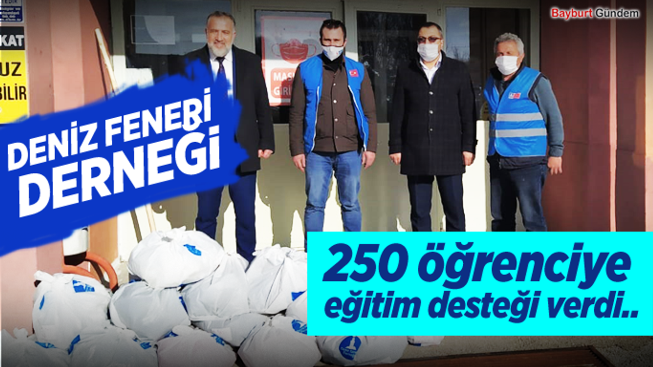 Deniz Feneri Derneği,250 öğrenciye eğitim desteği verdi..