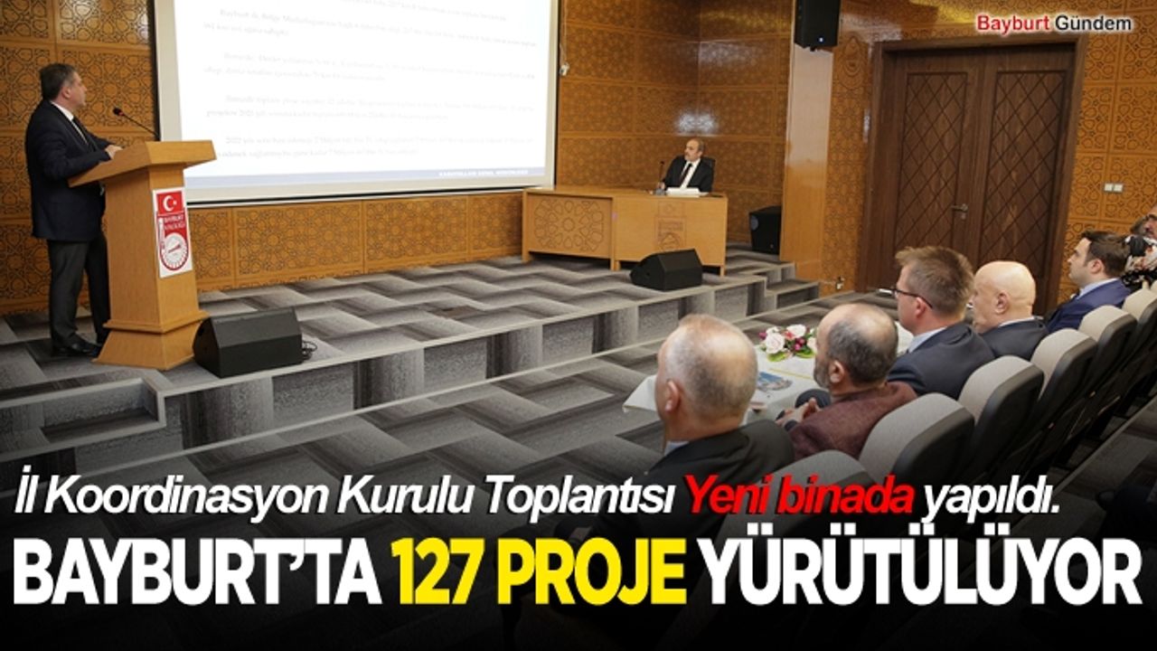 İl Koordinasyon Kurulu Toplantısı Yeni Valilik Hizmet Binası’nda Gerçekleştirildi