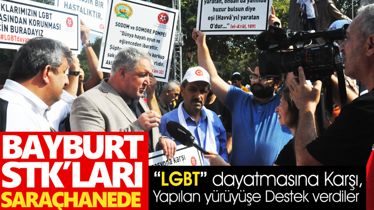 Bayburt STK’ları’da“LGBT”dayatmasına karşı, yürüyüşe destek verdiler