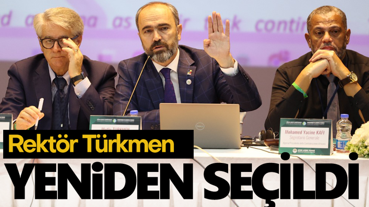 Türkmen Konfederasyon Başkanlığına Yeniden Seçildi
