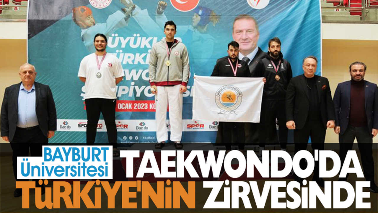 Bayburt Üniversitesi Taekwondo'da Türkiye'nin Zirvesinde