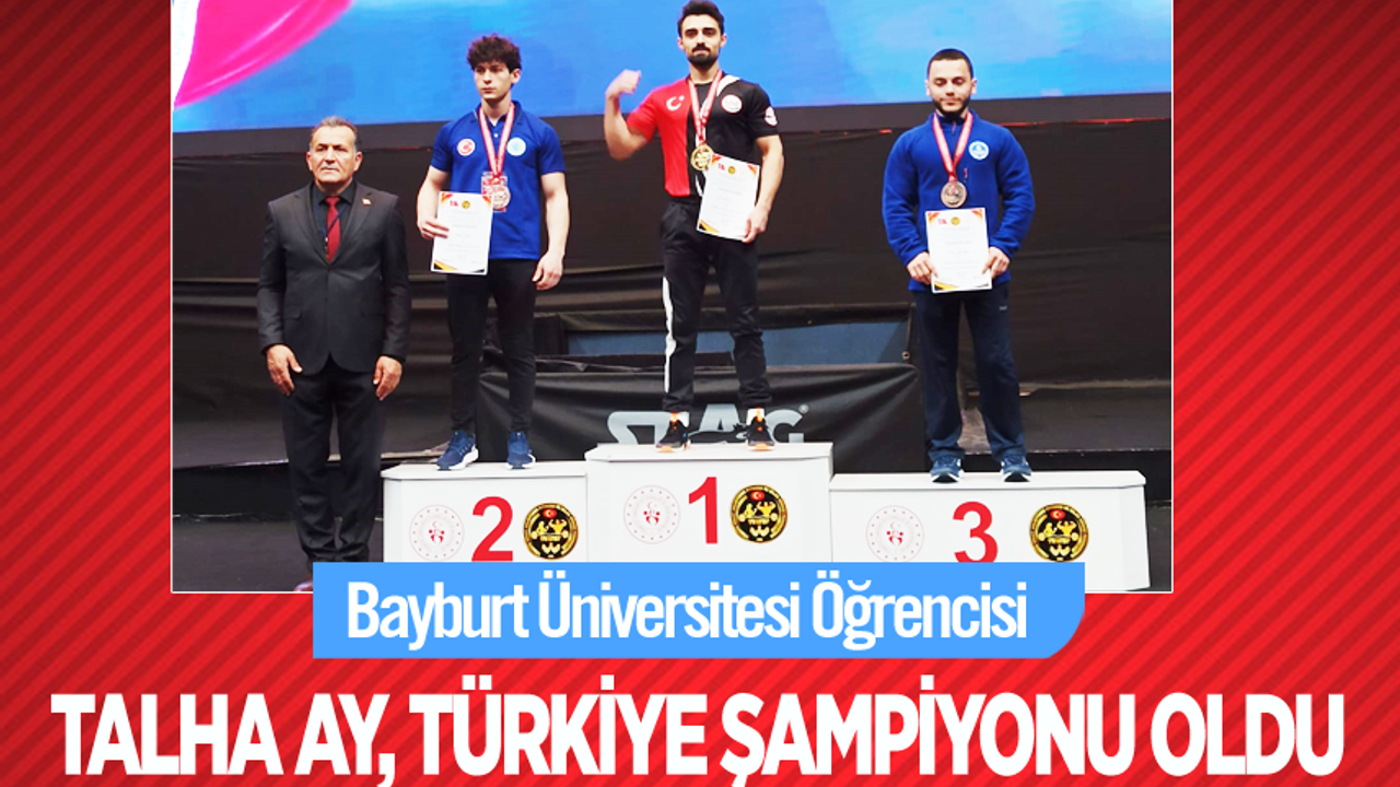 Talha Ay, Türkiye Şampiyonu oldu