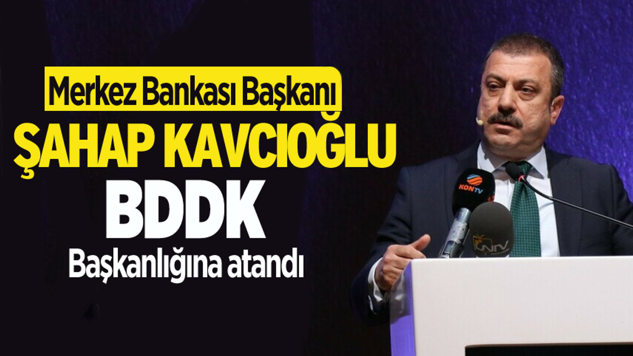 Merkez Bankası Başkanı  Kavcıoğlu,BDDK Başkanlığı’na atandı