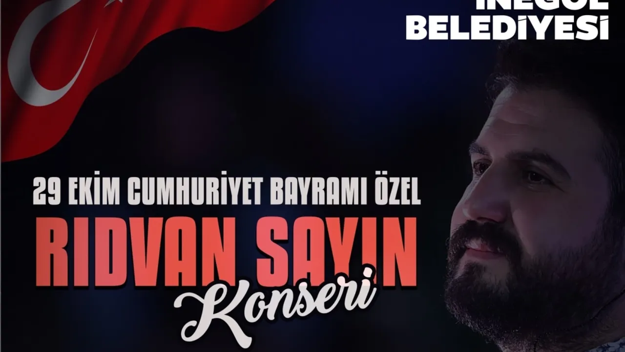 Bursa İnegöl'de 29 Ekim'e özel konser
