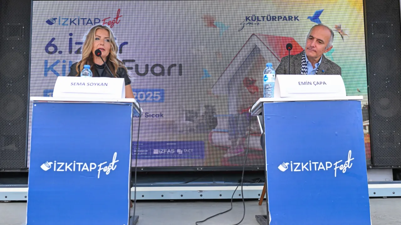 Emin Çapa ve Sema Soykan İZKİTAP’ta okuyucularla buluştu
