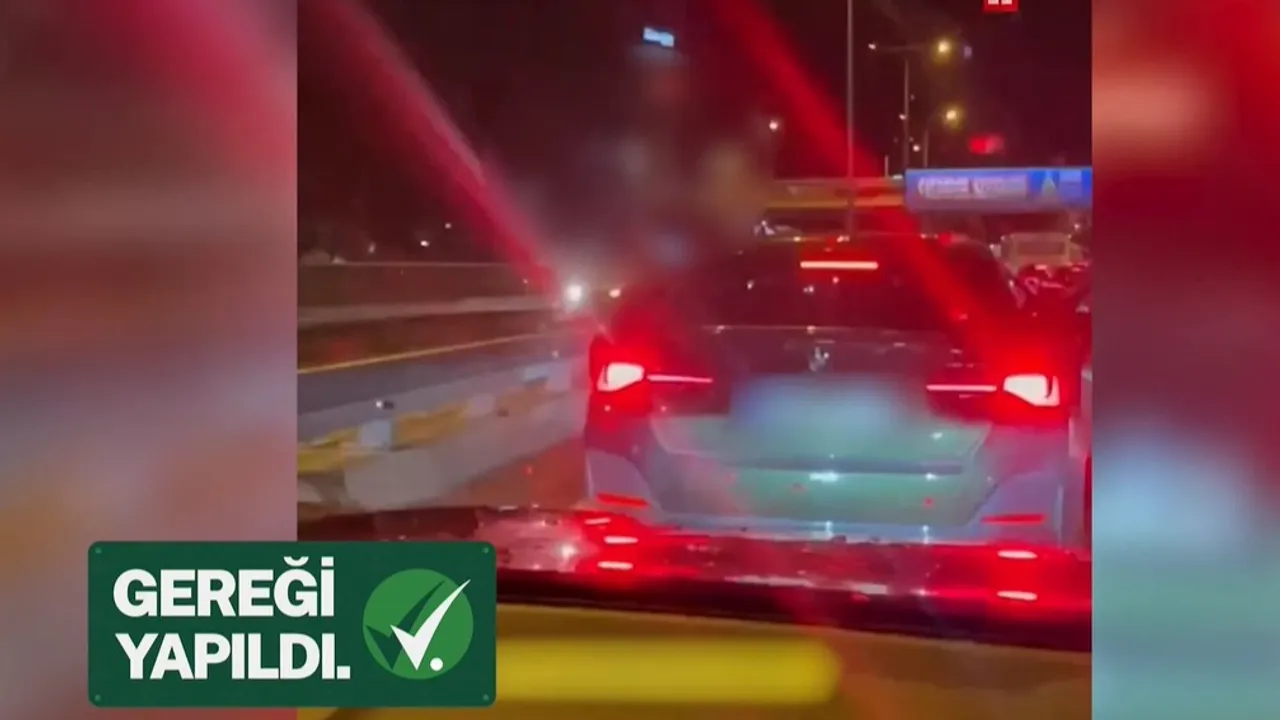 Kadın sürücüye saldıran trafik zorbası yakalandı