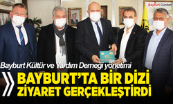 Bayburt Kültür ve Yardım Derneği ,Bayburt’ta bir dizi ziyaret gerçekleştirdi