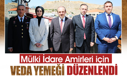 Mülki İdare Amirleri için veda yemeği düzenlendi
