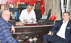 CHP İlçe Başkanı Akkoç ve Meclis üyesi Çırak gazetemizi ziyaret ettiler
