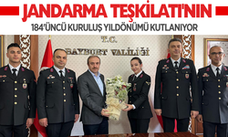 Jandarma Teşkilatı’nın 184'üncü kuruluş yıldönümü kutlanıyor