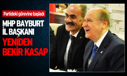 MHP Bayburt il başkanı yeniden Bekir Kasap