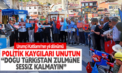 Urumçi Katliamı’nın yıl dönümünde,Bayburt'ta Çin protestosu