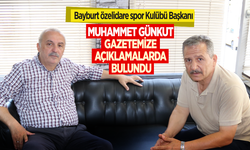 Bayburtözelidare spor Başkanı Muhammet Günkut Gazetemizi ziyaret etti.