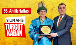 Bayburt'ta Yılın Ahisi Turgut Kaban seçildi