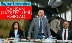 Bayburt Üniversitesi,çalışan gazetecileri ağırladı