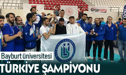 Bayburt üniversitesi Bilek güreşinde Türkiye şampiyonu oldu