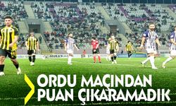 Bayburt Özel İdarespor Ordu'dan puan çıkaramadı!