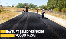 Bayburt Belediyesi’nden yoğun mesai