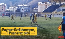 Bayburt Özel İdarespor, 1 Puana razı oldu