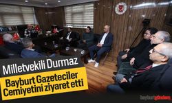 CHP Milletvekili Durmaz, Bayburt Gazeteciler Cemiyetini ziyaret etti