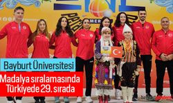 Bayburt Üniversitesi, Madalya sıralamasında Türkiye’de 29. sırada