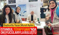 Bayburtlu yazar, İstanbul Tüyap Fuarı'nda okuyucularıyla buluştu