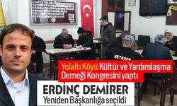 Yolaltı Derneği Kongresinde Başkanlığa Erdinç Demirer tekrar seçildi