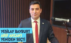 Yeşilay Bayburt Şubesi Arif Akcan'ı yeniden seçti