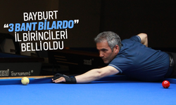 Bayburt “3 bant bilardo” il birincileri belli oldu