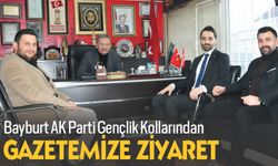 Bayburt AK Parti Gençlik Kollarından Gazetemize ziyaret