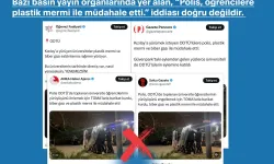 ODTÜ'lülere polis müdahalesi iddiasına İletişim'den açıklama