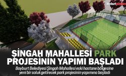 Şingah mahallesi park projesinin yapımı başladı