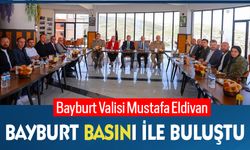 Vali Eldivan, Bayburt basını ile buluştu