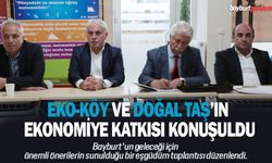 Bayburt'ta Taşçılık faaliyetleri ve EKO Köy projeleri detaylı bir şekilde masaya yatırıldı