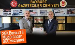 SGK Bayburt İl Müdürü Nejat Deniz’den BGC’ye ziyaret
