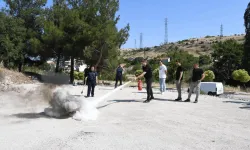 Balıkesir'de personele yangın eğitimi