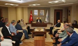 Başkan Büyükakın, Murat Aydın ve yönetimini kabul etti