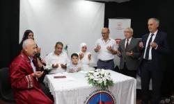 Bursa’da hastanede duygusal nikah