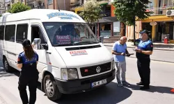 Denizli Büyükşehir’den şehir içi minibüs ve taksi denetimi