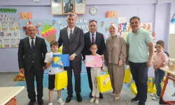 Gölcük'te öğrencilerin karne heyecanı