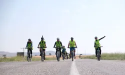 Konya’da tarihi rotada pedallar tarih ve doğa için döndü