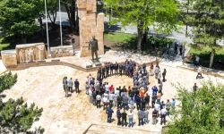 Sivas'ta Atatürk Anıtı yeni yüzüyle halkla buluştu