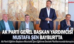 Ak Parti Eğitim Başkanı Mustafa Şen Eğitime Destek Platformunda konuştu