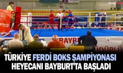Türkiye Ferdi Boks Şampiyonası heyecanı Bayburt'ta başladı