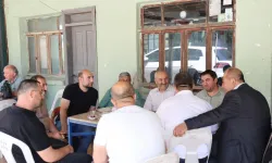 Başkan Büyükgöz Gebze Kargalı'da çay sohbetinde