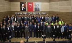 Bursa Emniyeti'nde 70 başarılı personel ödüllendirildi