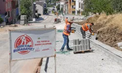 Bursa'da Akpınar yollarına Osmangazi eli
